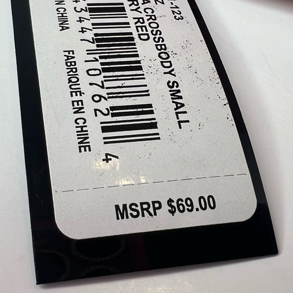 Bebe Sophia Quilted Small Cherry Red Crossbody Bag | NEW/NWT!!♥️♥️ - Picture 13 of 16